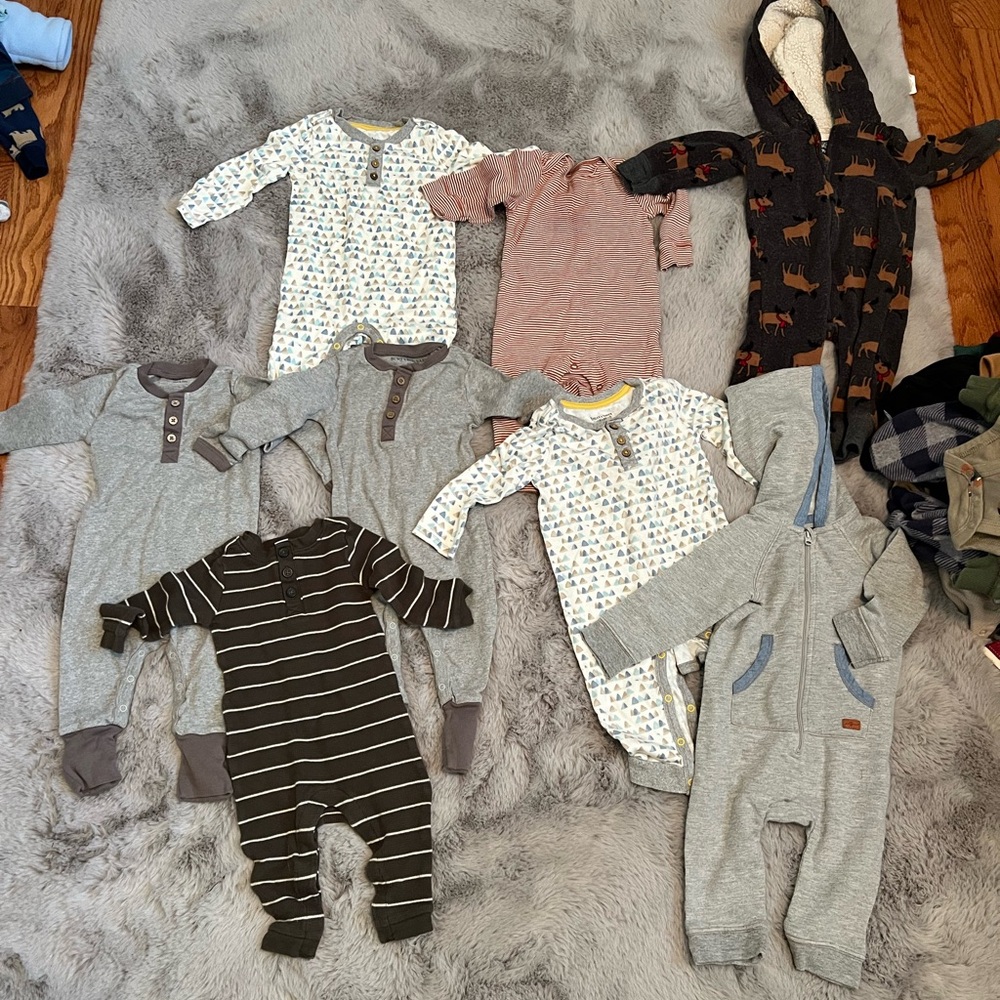 Baby boy sleeper set size 3-6 mos